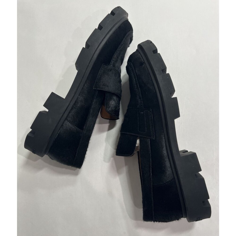 Maison Margiela Ivy Loafers in Black Calf Hair - Picture 8 of 10